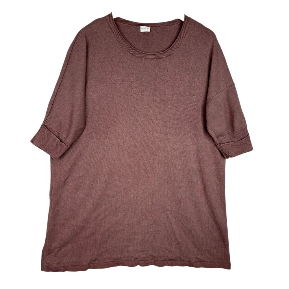 Poetry Silk Cashmere Oversized Knit Tunic‎ Top Size 10